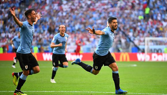 La selección de Uruguay se mide ante los anfitriones (9:00 am. EN VIVO ONLINE por DirecTV) en el Samara Arena por el liderato del grupo A de Rusia 2018. (Foto: AFP)