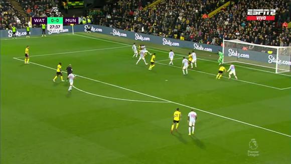 Joshua King puso el 1-0 del Watford vs. Manchester United. (Video: ESPN)