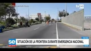 Así se encuentra la frontera con Chile durante el estado de emergencia