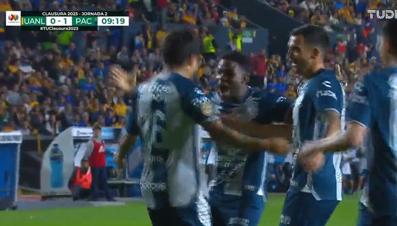 Pachuca anotó contra Tigres UANL por el Torneo Clausura 2023.