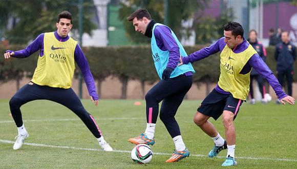 Barcelona vs. Manchester City: Messi entrenó en día libre