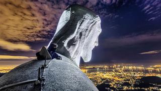 Estos intrépidos fotógrafos escalaron el Cristo de Corcovado