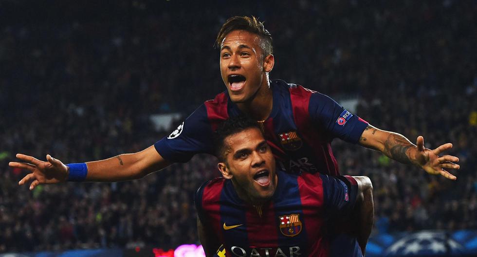 Dani Alves reveló que Neymar le había confesado su deseo de abandonar el FC Barcelona. (Foto: Getty Images)