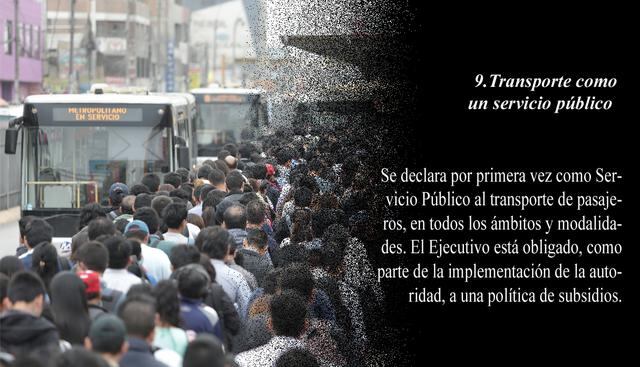 El Congreso aprobó en primera votación la creación de la ATU, una entidad que tendrá como tarea crear y organizar un sistema integrado en Lima y el Callao.