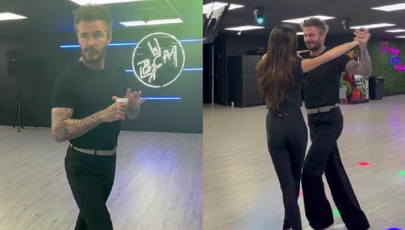 Victoria y David Beckham son viral en redes tras bailar salsa | En esta nota te mostramos el video que se ha popularizado rápidamente en varias plataformas; además de contarte algunos detalles que debes conocer sobre el famoso ex futbolista.  (Foto: Captura de video)