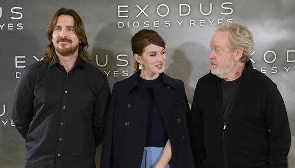 Ridley Scott y Christian Bale defienden elenco de "Exodus"