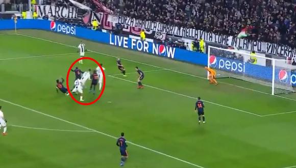 Juventus vs. Valencia EN VIVO: Cristiano y el remate que casi se convierte en el 1-0 por Champions League. (Foto: Captura de pantalla)