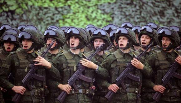 Los militares participan en los ejercicios militares conjuntos ruso-bielorrusos Zapad, en el 2017. (Foto: AFP)