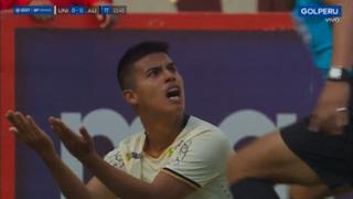 Universitario vs. Alianza Lima: Osorio intentó sorprender al árbitro arrojándose dentro del área | VIDEO