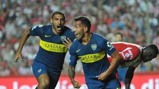 Boca Juniors con gol de Tevez remontó a Unión de visita por la Superliga Argentina