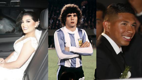 Durante la boda de Edison Flores y Ana Siucho, el sacerdote contó una anécdota futbolística que implicó al jugador argentino Alberto Tarantini. Fotos: El Comercio/ AFP.