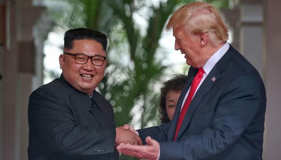 Donald Trump dice Corea del Norte ya no representa una amenaza nuclear. (AFP).