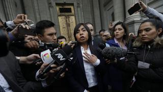 Giulliana Loza niega que Keiko Fujimori sostenga reuniones políticas tras disolución del Congreso