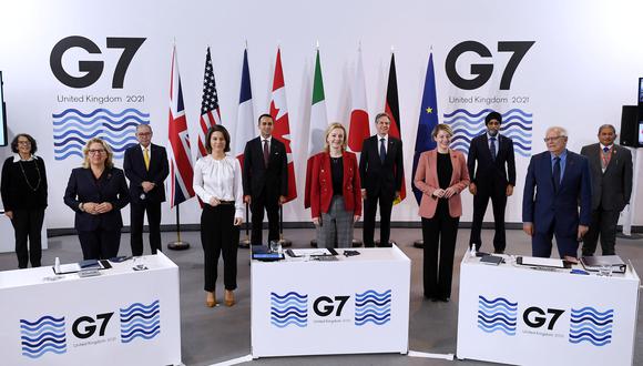 Imagen de la reunión del G7, esta semana en Liverpool. REUTERS