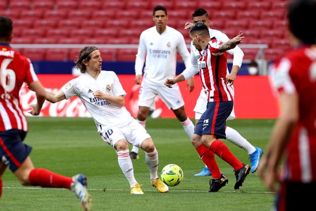 Real Madrid enfrentó al Atlético de Madrid por LaLiga