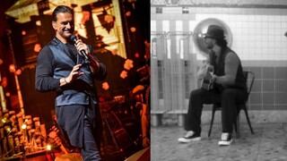 Ricardo Arjona cantó en el metro de Nueva York y lo confunden con imitador