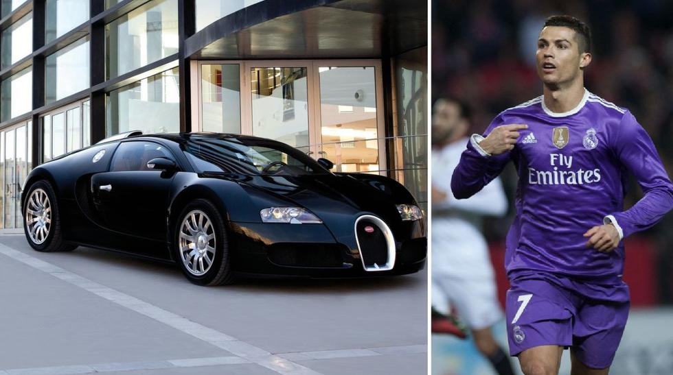 Cristiano Ronaldo. El &lsquo;crack&rsquo; portugu&eacute;s tiene un auto que lo representa de manera adecuada: un Bugatti Veyron. Este es un modelo de origen franc&eacute;s con motor W16 que produce la sorprendente cifra de 1.000 HP. Con esta &lsquo;joya