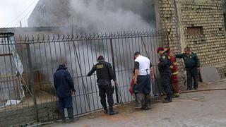 Incendio en edificio de Av. Manco Cápac dejó dos heridos