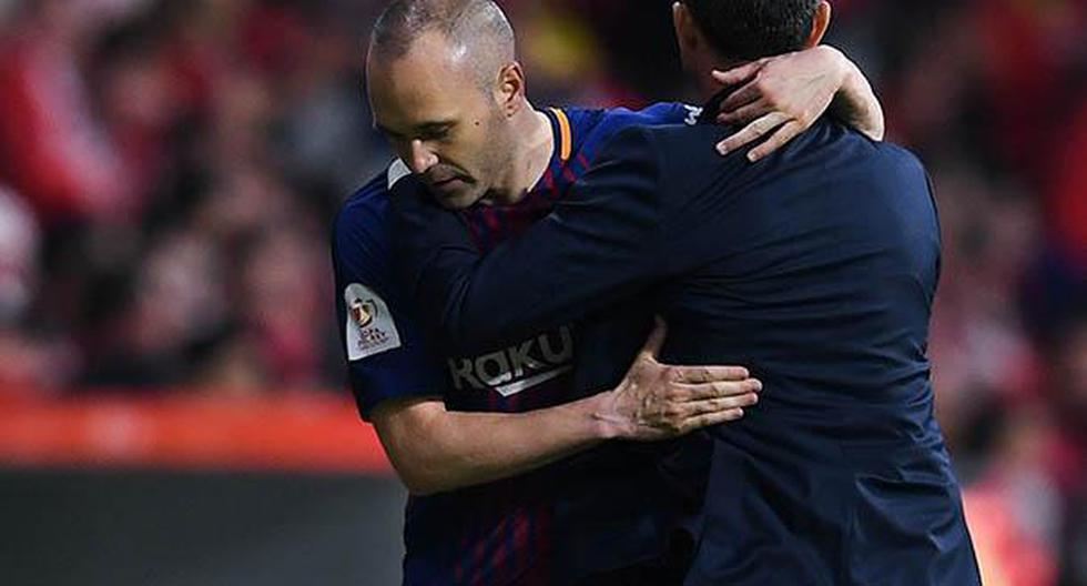 Este viernes se conocerá la decisión final de Andrés Iniesta. Seguir en el Barcelona o ir al fútbol chino son las opciones que tiene. (Foto: Getty Images)