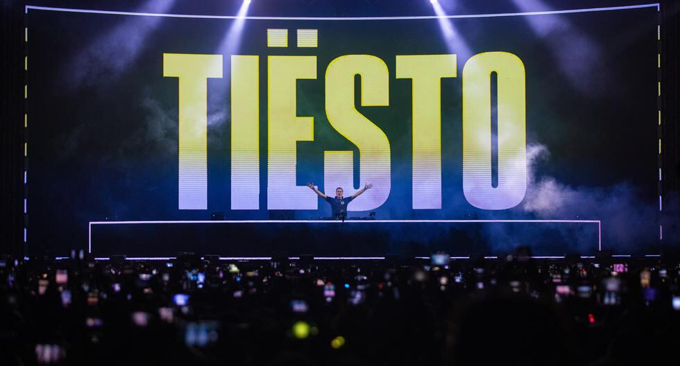 El dj neerlandés Tiesto durante su concierto el viernes 13 en el Multiespacio Costa 21 (San Miguel)