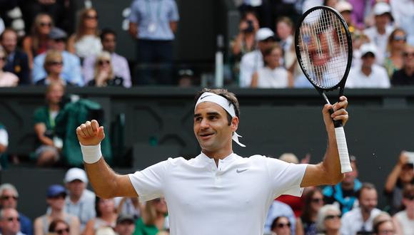 Roger Federer venció a Marin Cilic y ganó su octavo título de Wimbledon. (Foto: AFP)