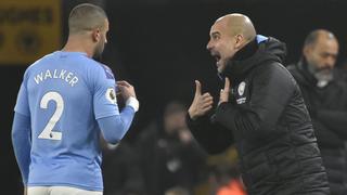 Los rostros de Pep Guardiola: de la alegría del triunfo hasta la desolación en la derrota ante el Wolverhampton