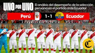 UnoxUno: así vimos a la blanquirroja en el empate ante Ecuador