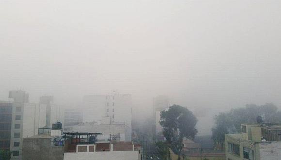 Neblina en Lima de hoy se produjo por clima frío del lunes