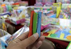 Lima: útiles escolares tóxicos contendrían plomo y mercurio, alertan