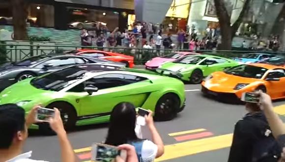 VIDEO: Mira esta espectacular reunión de modelos de Lamborghini