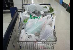 Inglaterra: supermercados empiezan a cobrar por las bolsas de plástico