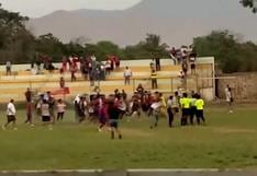 Trujillo: encuentro de Copa Perú termina en feroz batalla campal
