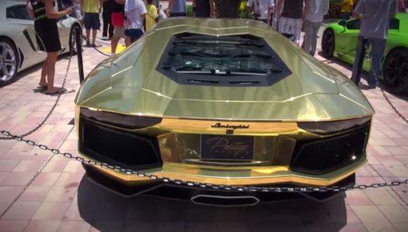 YouTube: Un Lamborghini Aventador vestido de oro | RUEDAS-TUERCAS | EL  COMERCIO PERÚ