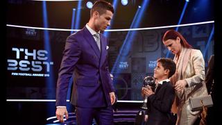 Cristiano Ronaldo: imágenes de su día triunfal en gala The Best