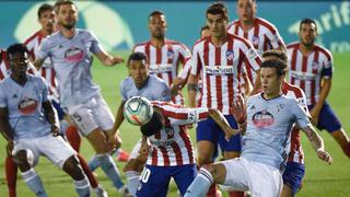 Atlético de Madrid sacó un punto de su visita al Celta de Vigo por LaLiga Santander 
