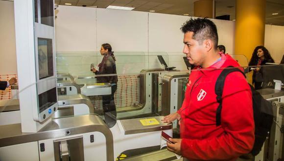 Según el superintendente de Migraciones, Eduardo Sevilla, el área de control migratorio del aeropuerto contará con un total de 18 puertas electrónicas, nueve en el área del primer piso (llegadas internacionales) y nueve en el segundo piso (salidas internacionales). (Difusión)