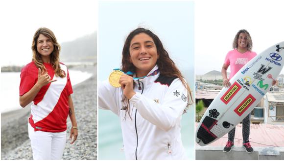 Sofía Mulanovich, Daniella Rosas y Analí Gómez avanzaron en el Mundial ISA de Surf en Japón | Foto: GEC