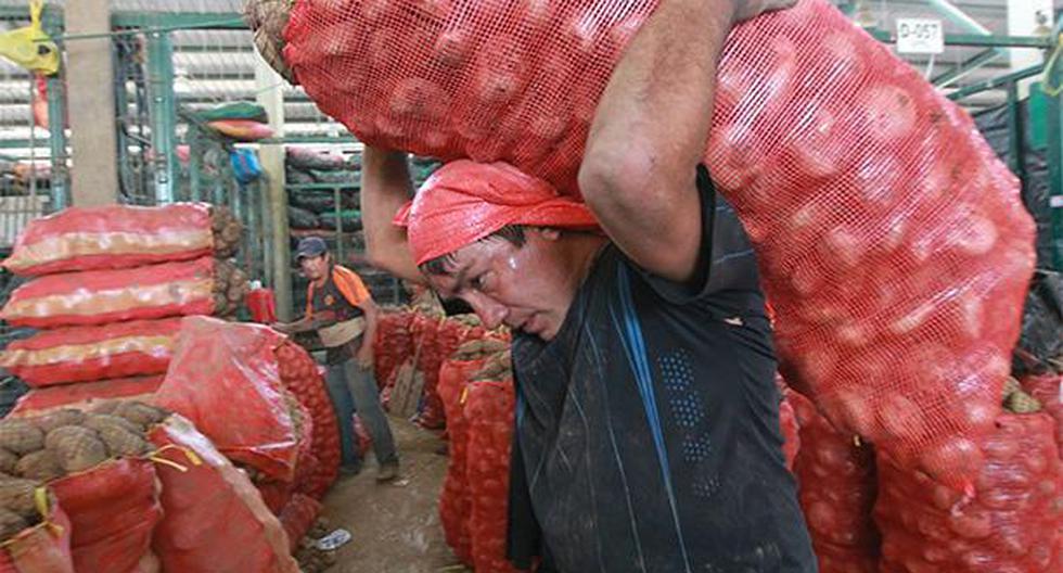 Perú. Gran Mercado de Mayorista de Lima está abastecido pese a paro de productores de papa. (Foto: Agencia Andina)