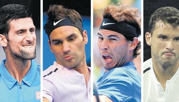 La temporada de tenis empieza a lo grande pese a la ausencia de Serena Williams. Roger Federer defiende su corona como favorito, mientras Rafael Nadal, líder de la ATP, y Novak Djokovic se unen a la pelea. (Foto: AFP)