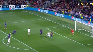 Barcelona vs. Roma: Dzeko descontó con este gol en el Camp Nou