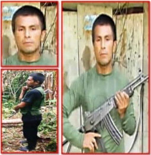 Juan Carlos Badajos Vizarres actuaba bajo los alias de 'Miguel', 'Bomba', 'César', 'Élmer', 'Sergio' o 'Bigote'. Fue abatido hoy en la Quebrada de Parhuamayo, en Ayacucho.
