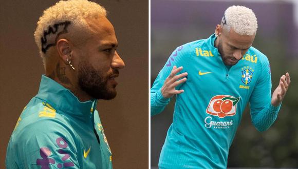 Neymar apareció con peinado en homenaje a Batman. (Foto: CBF/Composición)