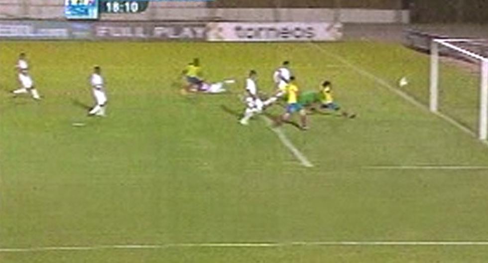 Gol anulado a Ecuador. (Foto: Captura / América Televisión)