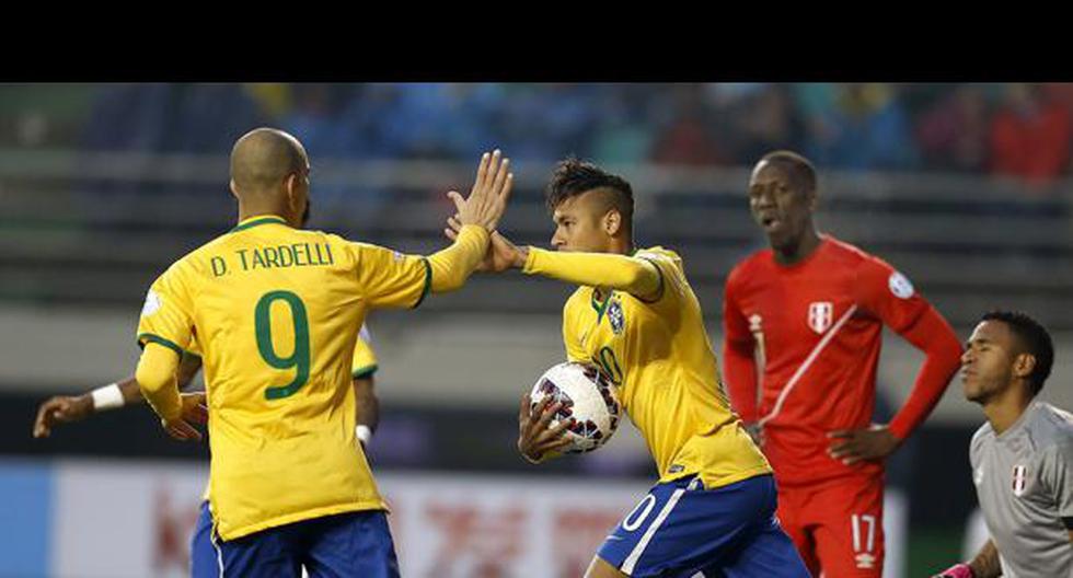 Neymar fue la figura ante Perú. (Foto: EFE)