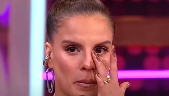 Alejandra Baigorria se conmueve hasta las lágrimas al hablar de su boda con Said. (Foto: Captura de video)