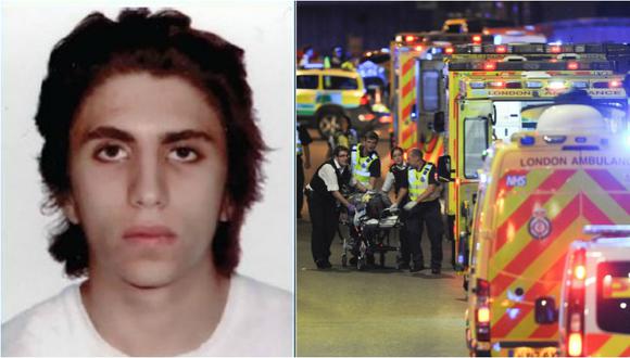 Youssef Zaghba, de 22 años, fue uno de los tres terroristas que mataron a siete personas e hirieron a 48 la noche del sábado en Londres. (AFP).