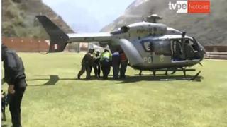 Accidente en Huarochirí: menores de edad son trasladados en helicóptero a Lima