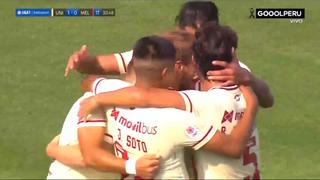 El golazo de Novick en su debut con Universitario: así fue el tanto del ‘10′ crema ante Melgar [VIDEO]