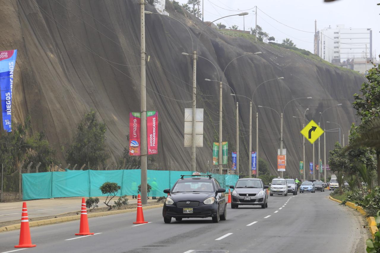 El Ejecutivo declaró en setiembre en estado de emergencia los acantilados de la Costa Verde para intervenirlos con obras inmediatas (Foto: Jessica Vicente).