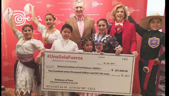 Peruanos en EE.UU. donan US$207.000 a víctimas de inundaciones